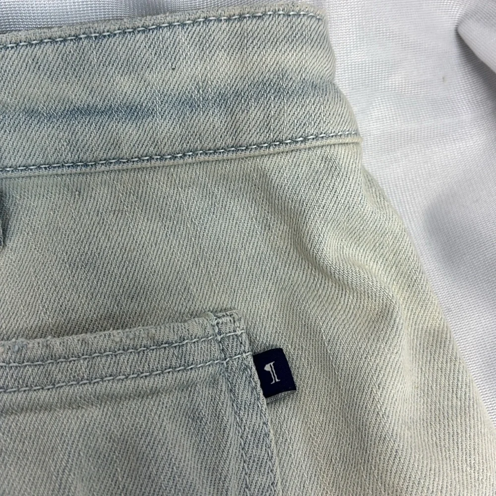 Anthropology Pilcro light blue fringe with pocket cotton blend shorts size 30 - Picture 9 of 13